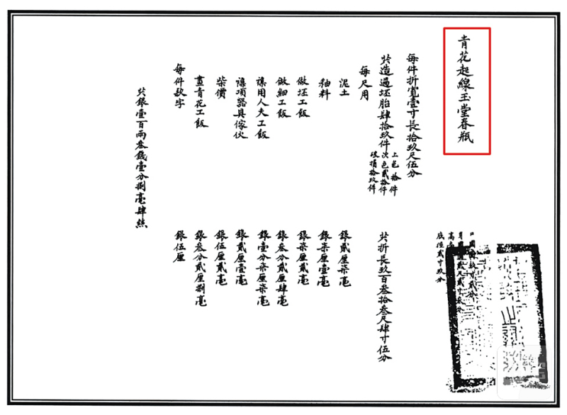 清光绪 青花缠枝莲纹赏瓶 - 图3